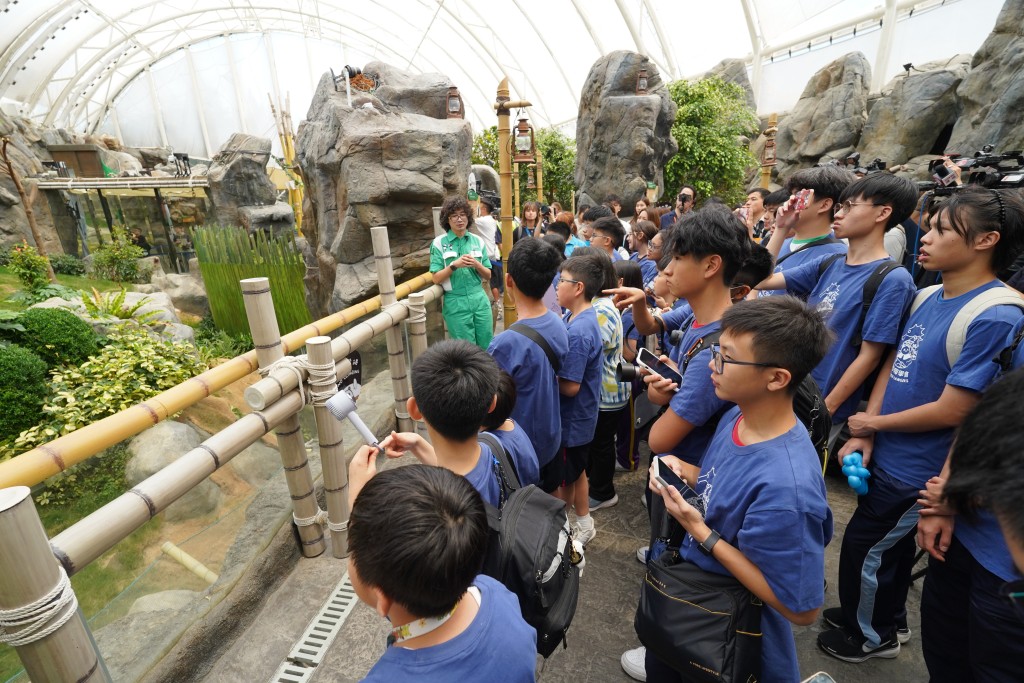 學生參觀海洋公園大熊貓之旅 學生參觀海洋公園大熊貓之旅