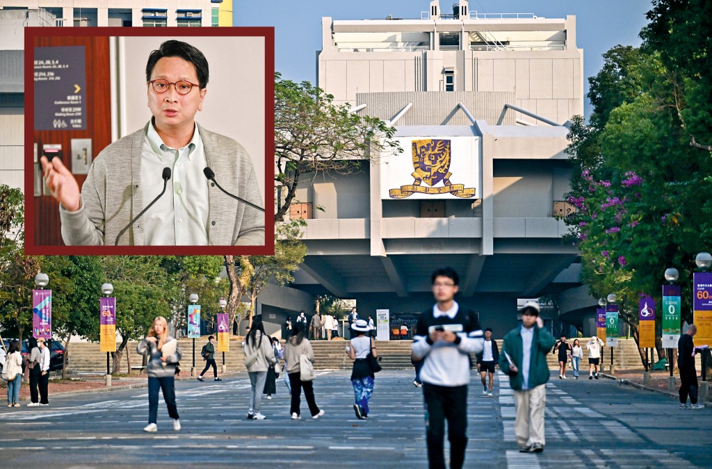 中大校董會則有三名議員校董，其中鄧家彪（小圖）的校董任期同於七月底屆滿，須重選席位。
