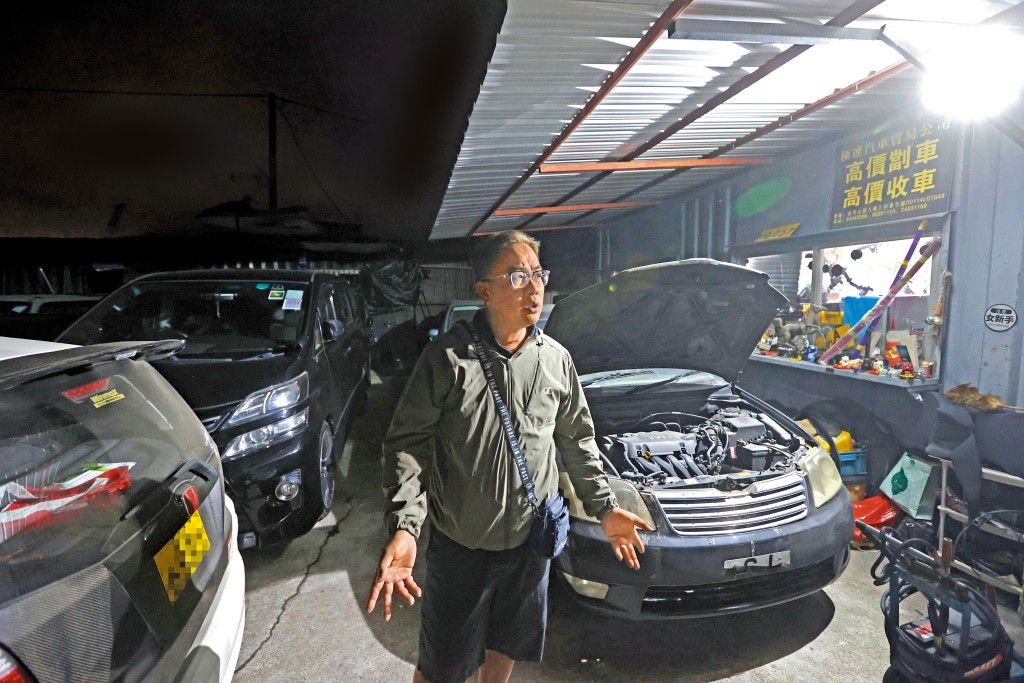 有劏車場負責人憂慮「一換一」計劃完結後的劏車業前景。