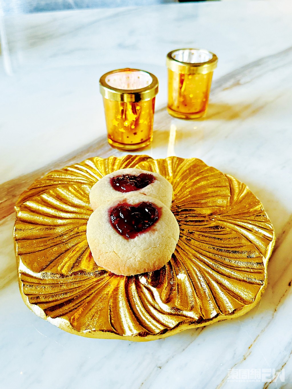 「零失敗」手工愛心果醬曲奇,製作時間約1小時,包括動態時間20分鐘、靜止時間30分鐘和烘焙時間10分鐘。 「零失敗」手工愛心果醬曲奇,製作時間約1小時,包括動態時間20分鐘、靜止時間30分鐘和烘焙時間10分鐘。