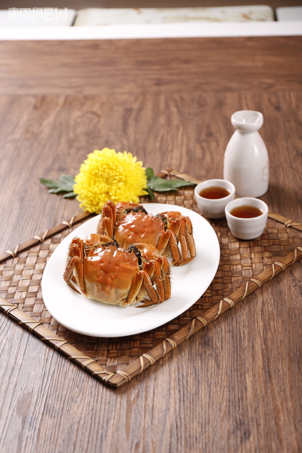 太雕蒸大閘蟹 加入陳年太雕蒸大閘蟹，增醇厚風味。