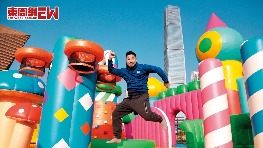 Incubase Studio創辦人兼董事總經理葉宜昌最新引進全球最大充氣彈跳派對The Big Bounce， 是項目首次在亞洲亮相。