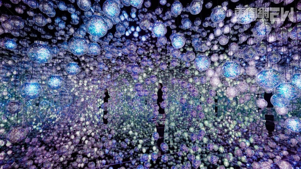 在teamLab新館可看到全新藝作《Bubble Universe》。 在teamLab新館可看到全新藝作《Bubble Universe》。