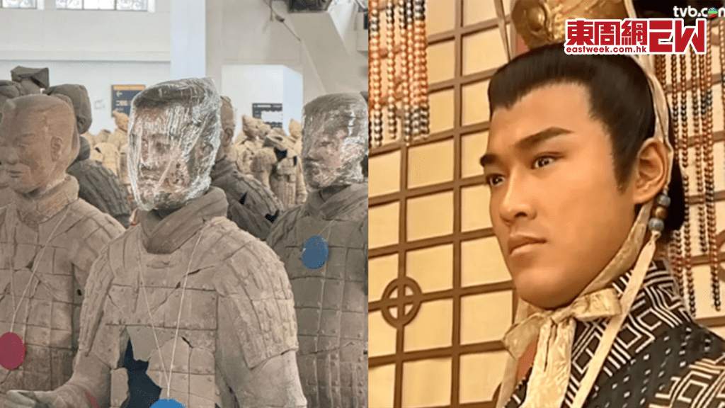 林峯同兵馬俑撞樣 網民:唔同就係佢嘅「前世今生」?
