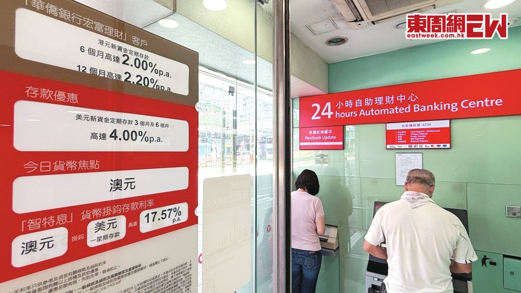 現時六個月以上港元定存息有兩厘或以上買少見少。