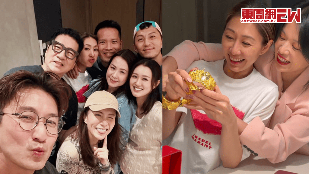 胡杏兒為胡定欣戴巨型龍鳳鈪  「肚凸凸」疑「奉子成婚」