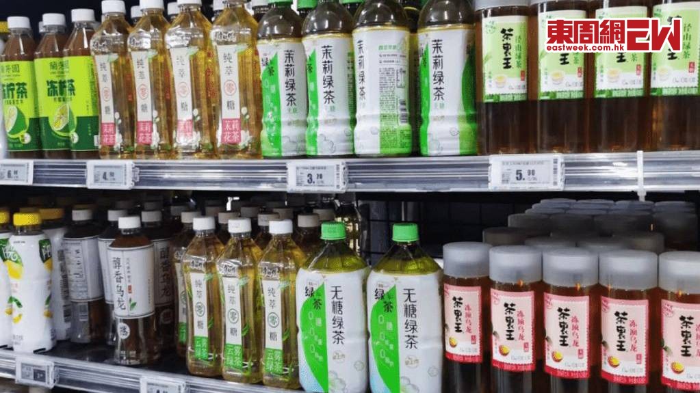 無糖飲料在內地市場規模已達241億元,其中無糖茶佔約一半。