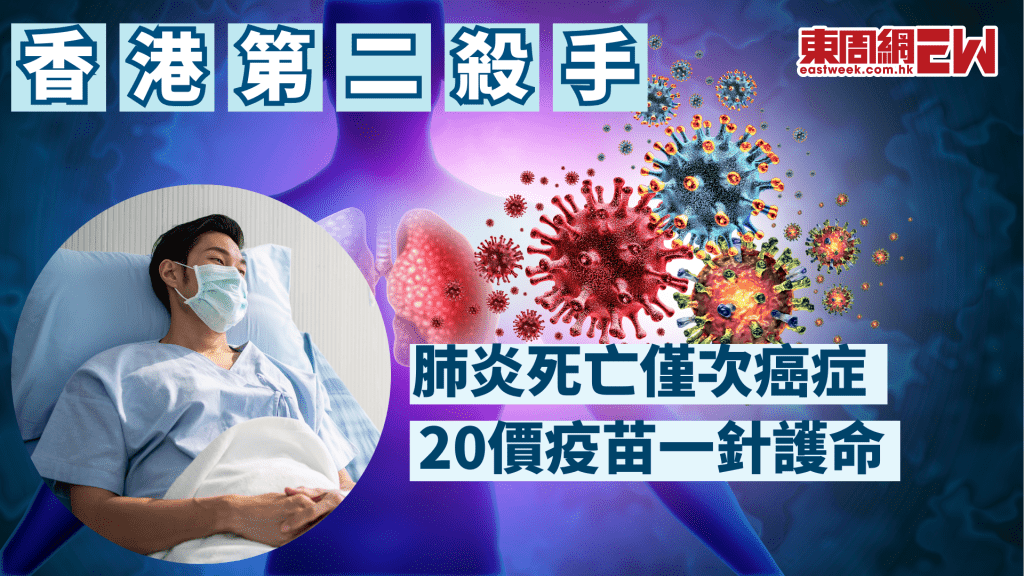 香港第二殺手 肺炎死亡僅次癌症 20價疫苗一針護命│康健講健康