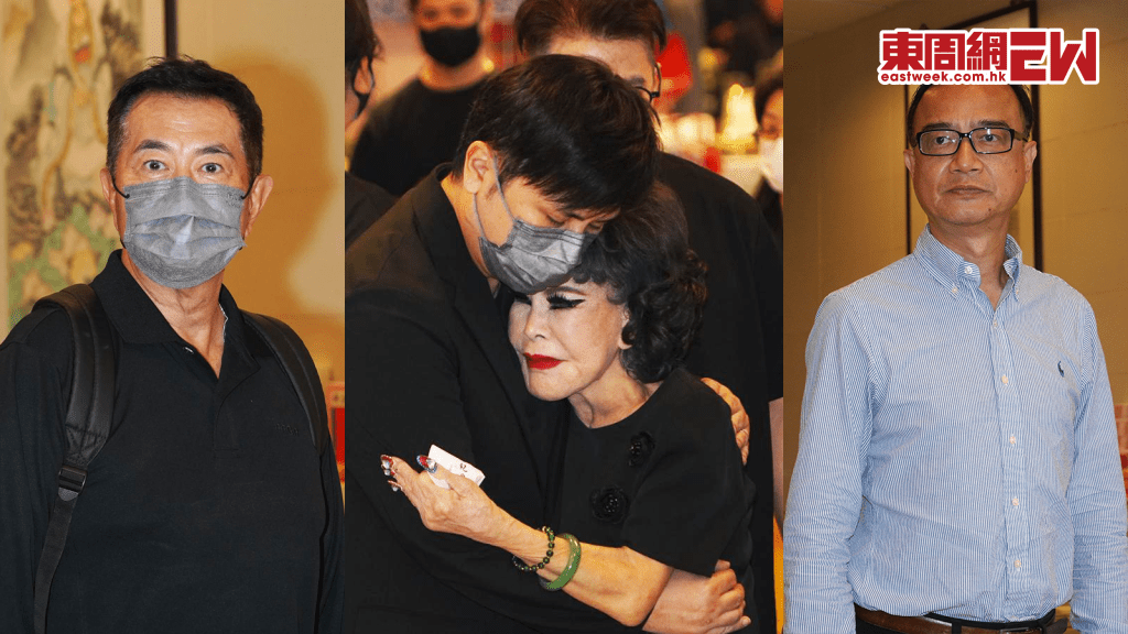 施明設靈│鍾志光透露大細孖靈堂內情況 │妹夫鄧梓峰到場送別 │黃夏蕙稱施明生前從不講家事