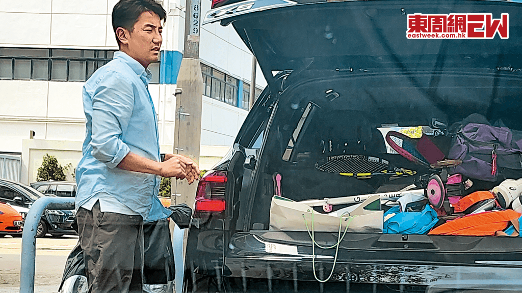 洪永城湊女湊到冇氣抖 車尾箱變垃圾堆
