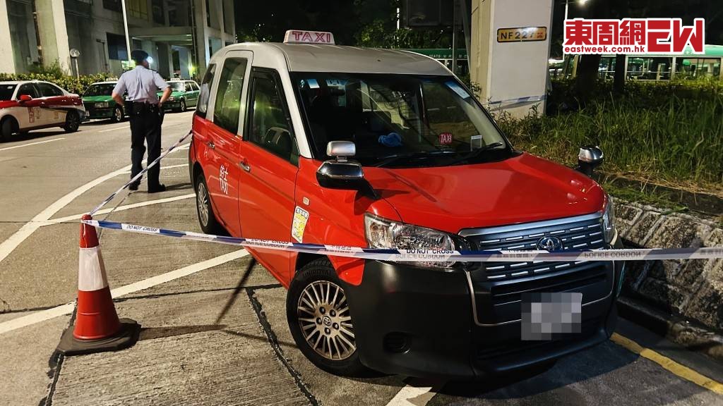 警方在粉嶺車站路尋獲失車