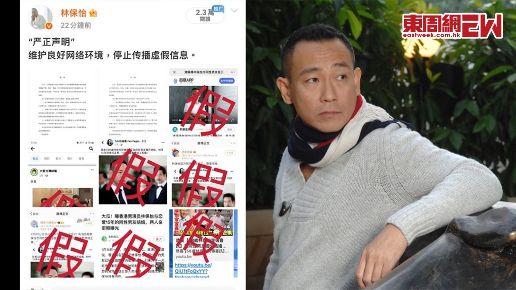 瘋傳林保怡同相戀15年男友結婚 林保怡怒斥「惡意造謠」