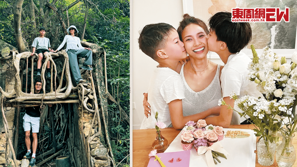 黃婉君婚後專心湊仔 每年舉家出埠旅遊看世界