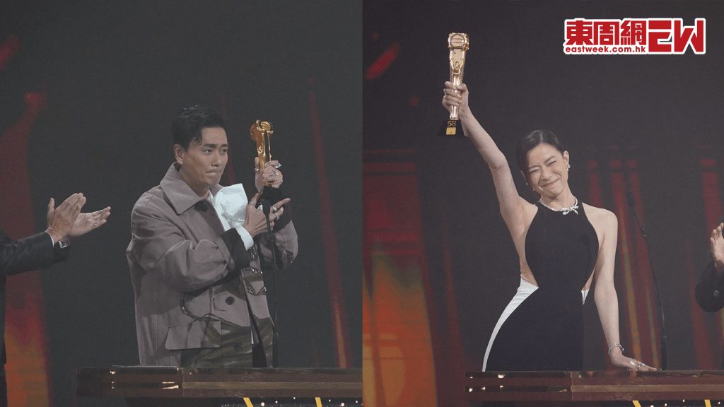 萬千星輝頒獎典禮2025｜黃宗澤入行26年首奪視帝 佘詩曼破紀錄4奪視后｜得獎名單一文看清
