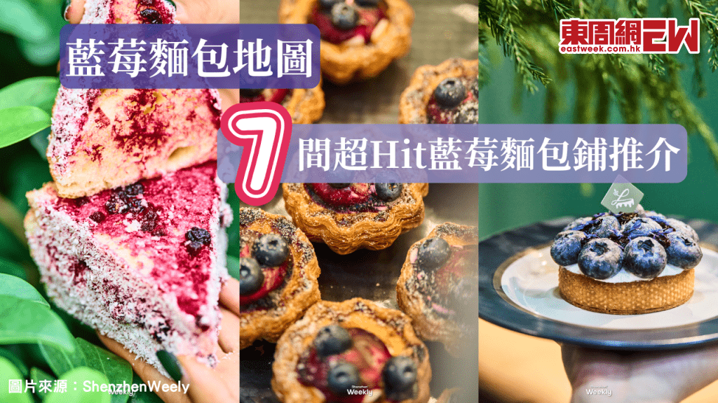 深圳藍莓麵包地圖 | 深圳7間超Hit藍莓麵包鋪推介 三角藍莓包/藍莓撻等最Hit藍莓單品應有盡有