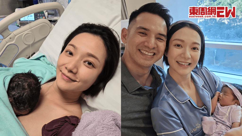 王君馨順利誕B女 母愛泛濫突然「轉軚」 歷十多小時自然分娩