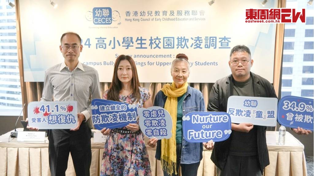 幼聯於今年7月進行「高小學生校園欺凌調查」