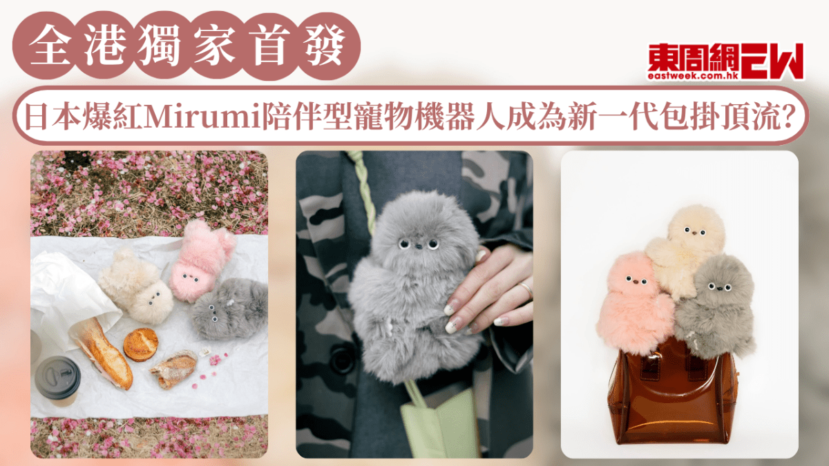 日本爆紅Mirumi陪伴型寵物機器人全港獨家首發！將成為新一代包掛頂流？