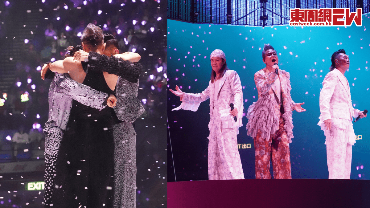 草蜢頭場個唱｜草蜢3子感性熱血訂盟：「唔知道邊個會先走，希望來生再做兄弟！」